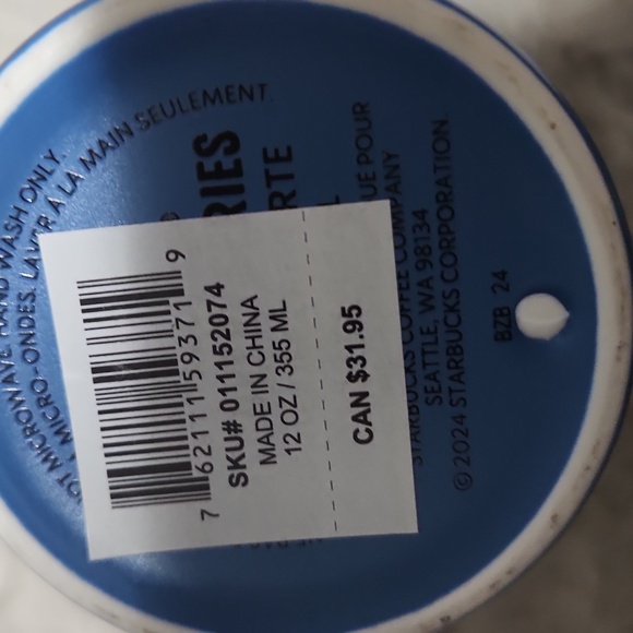 Starbucks NWT 12oz Discovery Series Ceramic Travel Mug - Picture 5 of 8